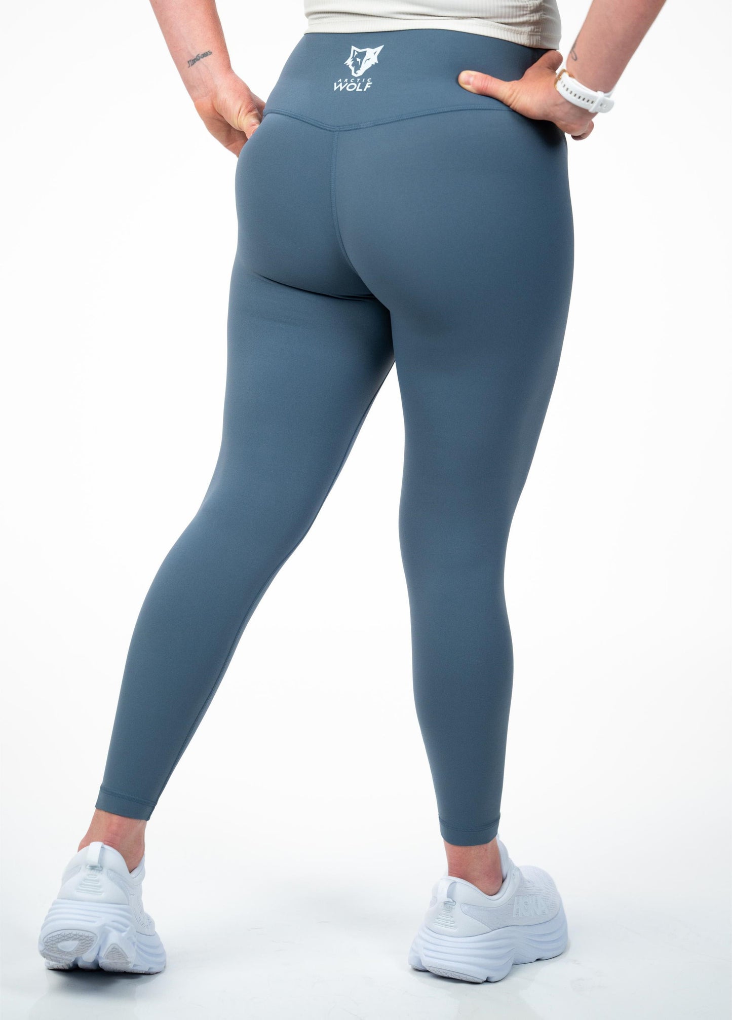 Essential Seamless Leggings - Slate Blue