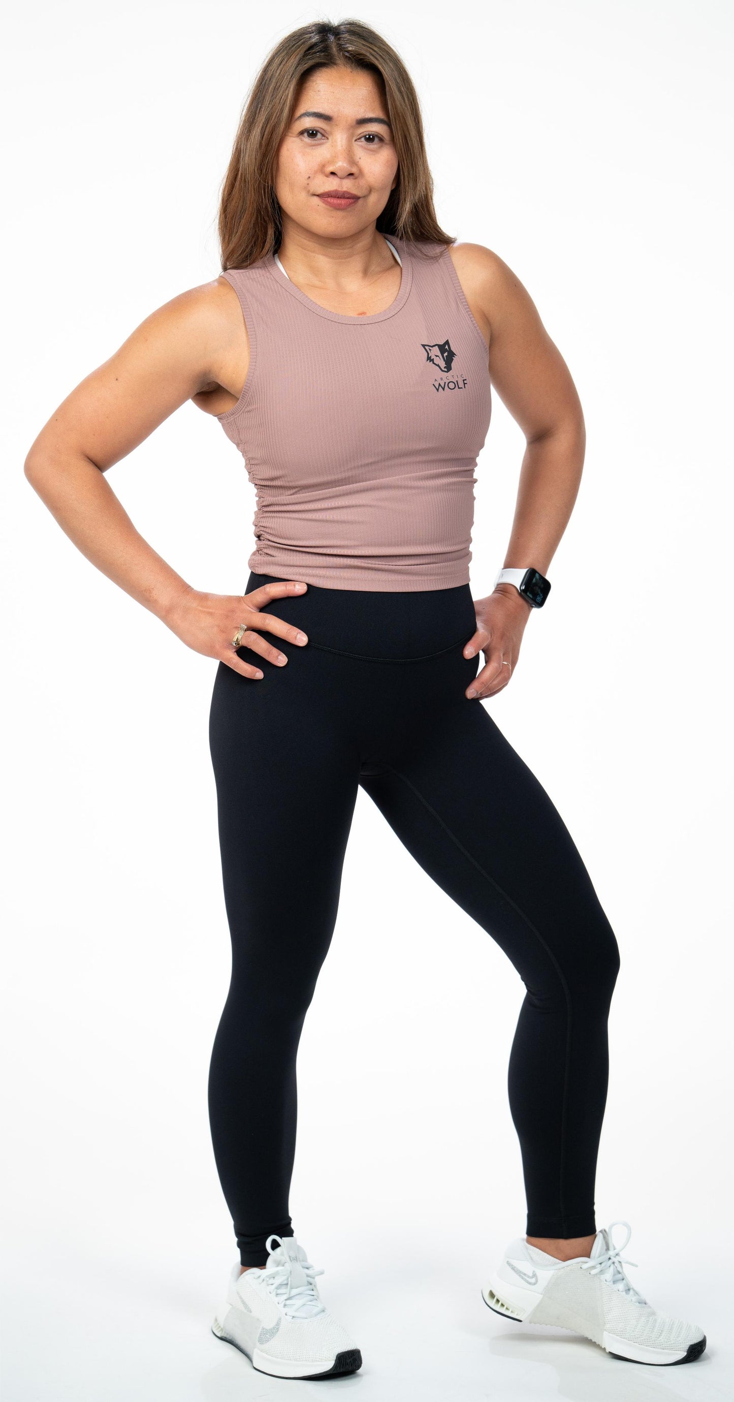 Ribbed Tank - Twilight Rose