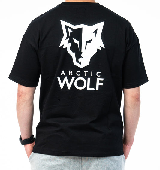 Unisex Arctic Wolf Graphic T-Shirt - Black